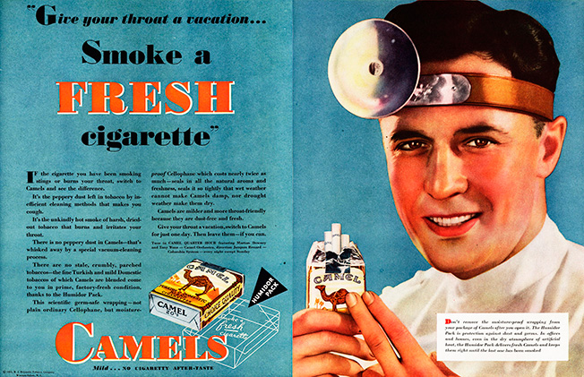 Camel Cigarette Ad