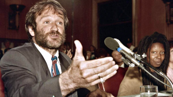 Robin Williams Speaking to Congress
